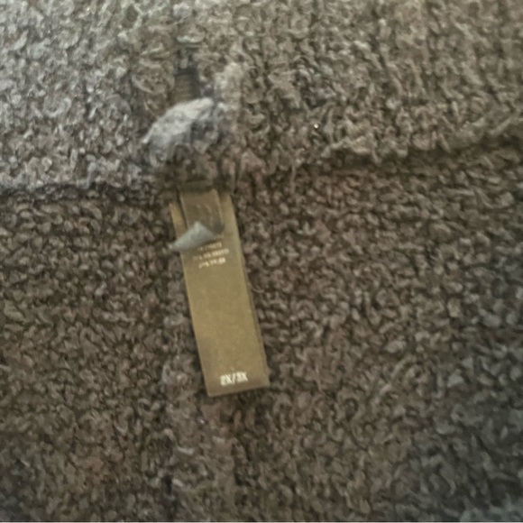 Skims Womens Faux Sherpa Teddy Lounge Pants Black Pull On Size 2X 3X - Picture 6 of 9